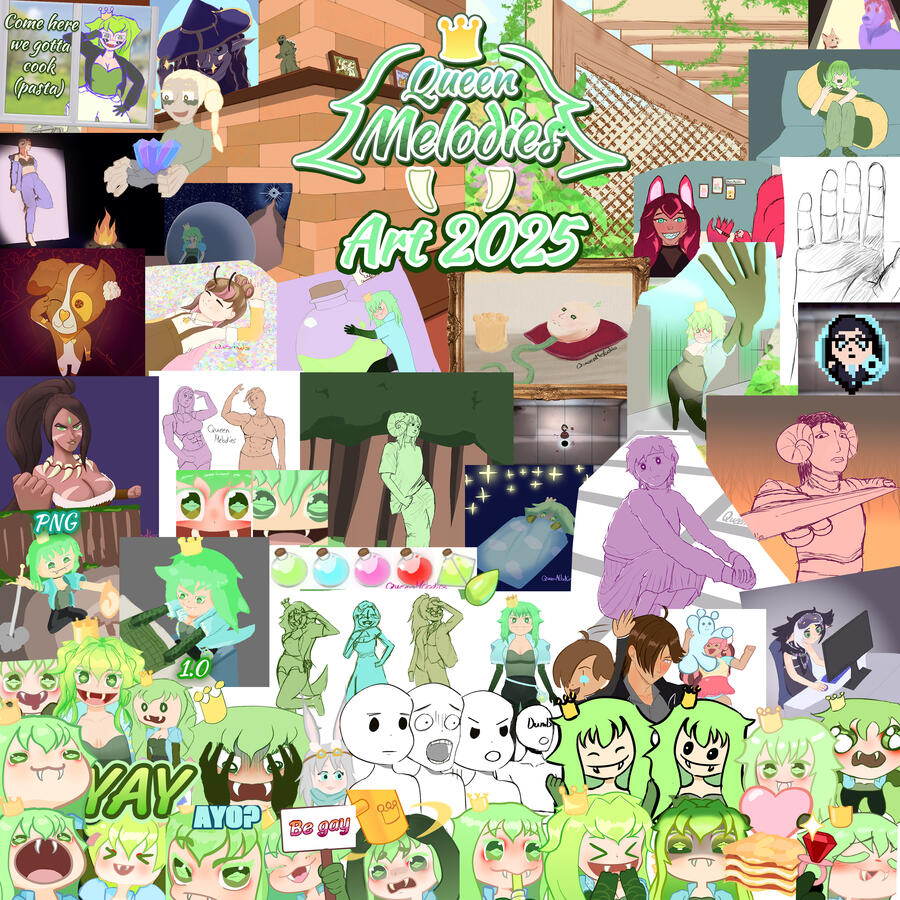 ALL the art I made in 2025